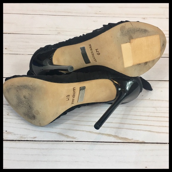 Badgley Mischka Dariene Open-Toe Pump Size 6M - Picture 7 of 8